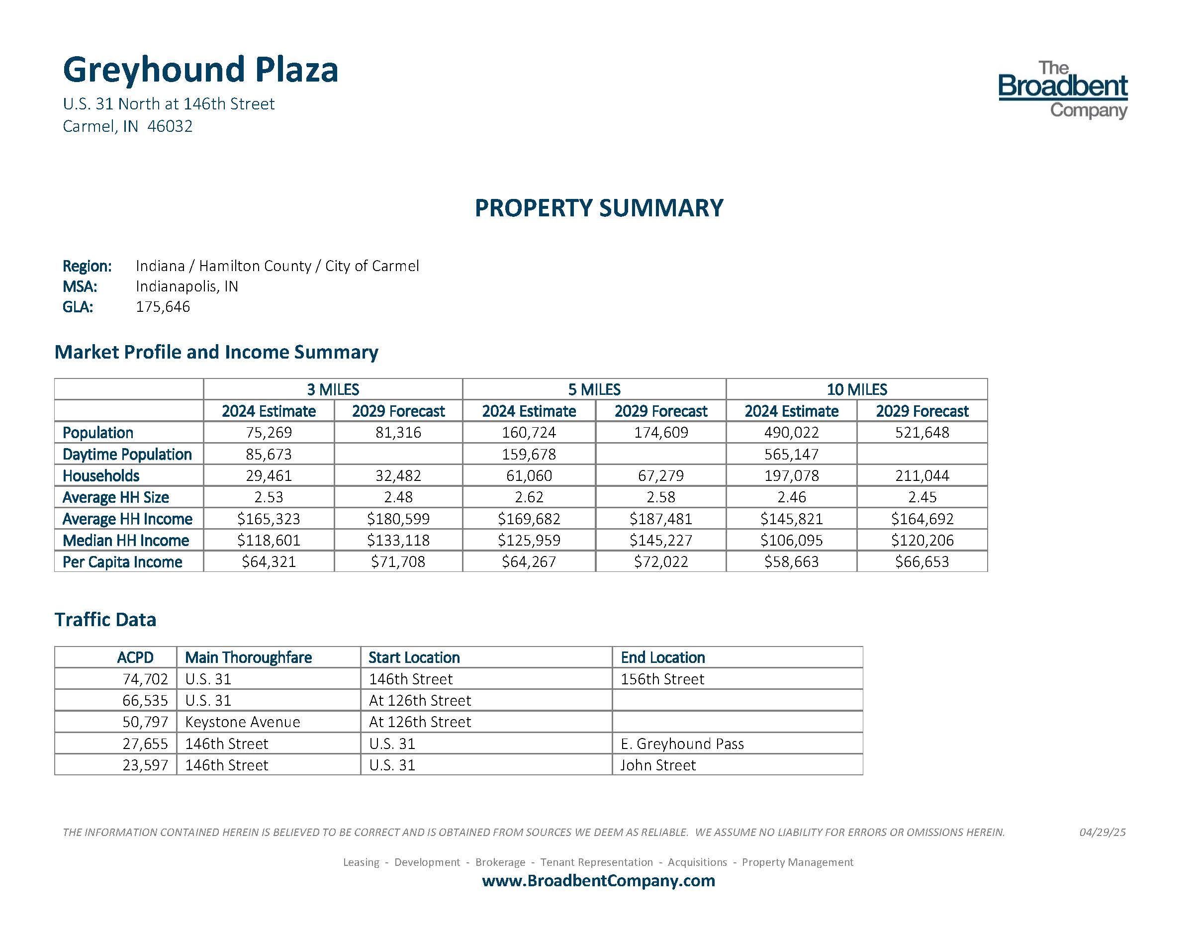 Greyhound Plaza Property Summary