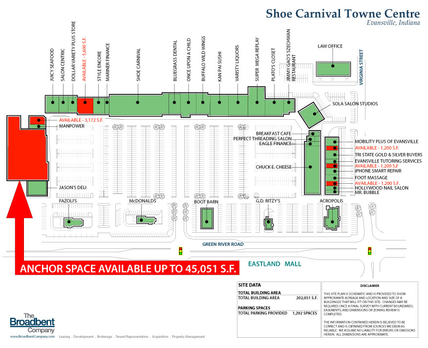 Shoe-Carnival-Towne-Centre-ESite-Plan