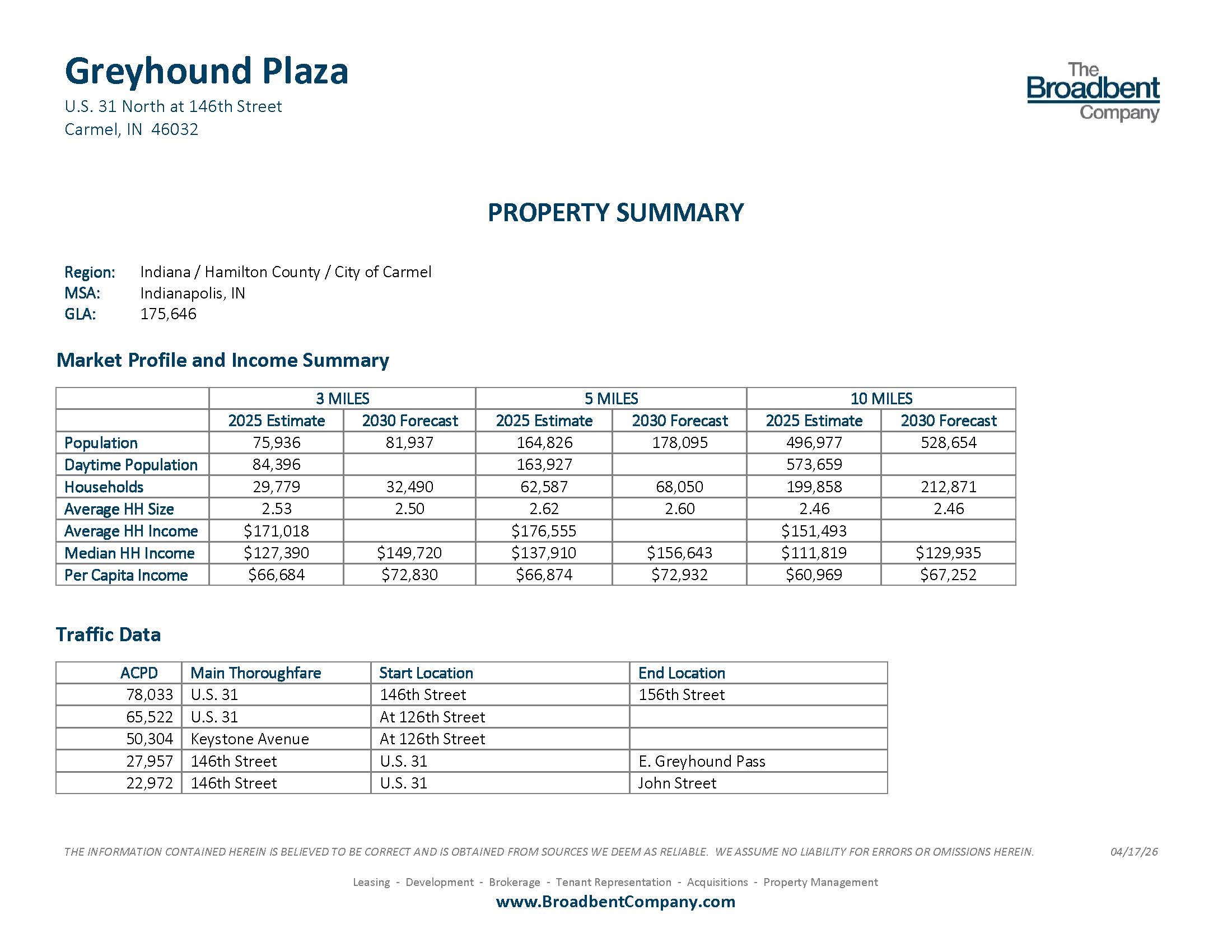 Greyhound Plaza Property Summary